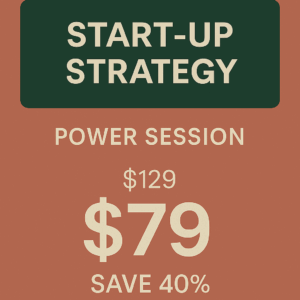 🔥 Offer #1: Start-Up Strategy Power Session